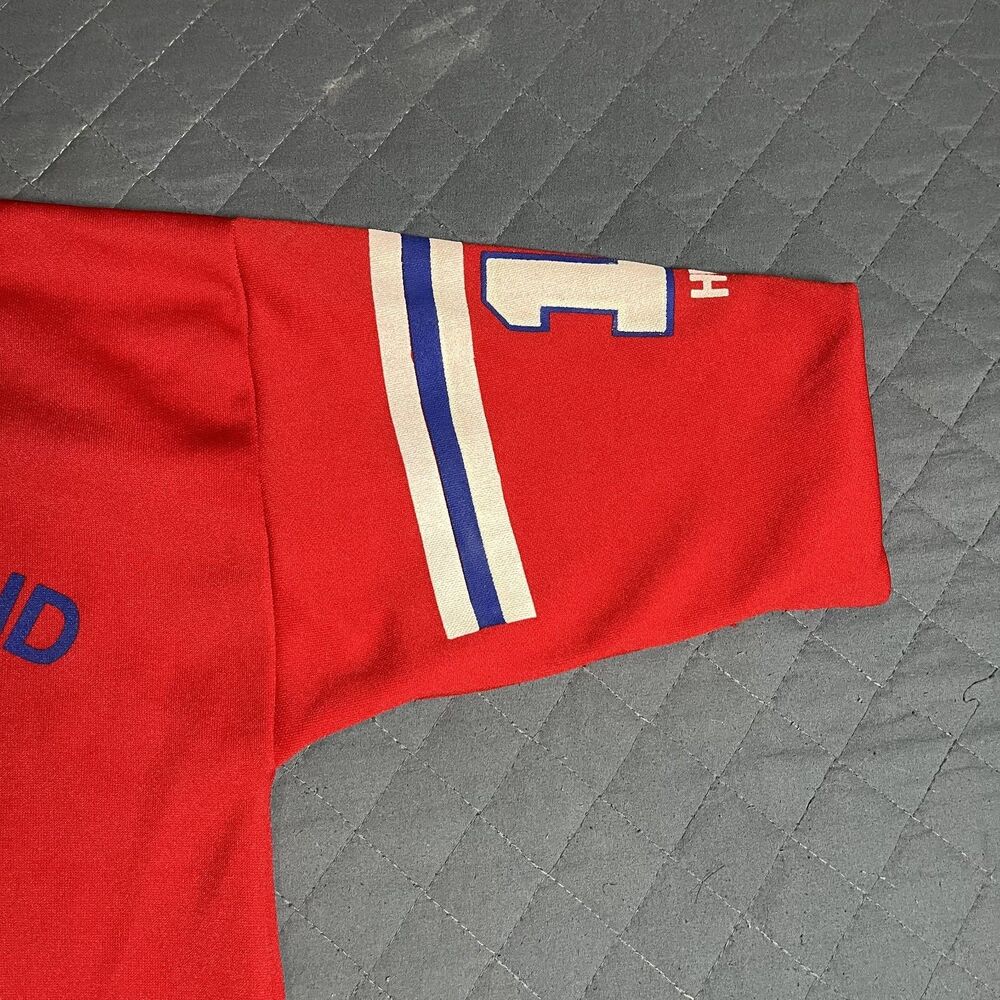Vintage Hutch New England Patriots Men's Medium Youth Football NFL #11 Shirt - Picture 5 of 10